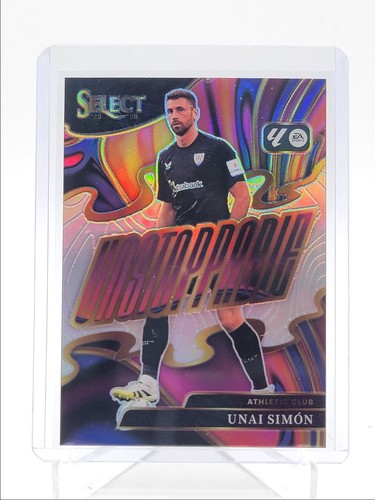 Unai Simón 2025 Panini Select Silver Prizm