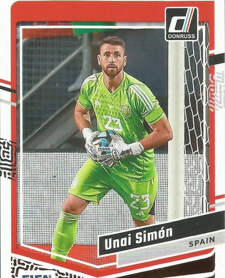 Unai Simon 2023 Panini Donruss