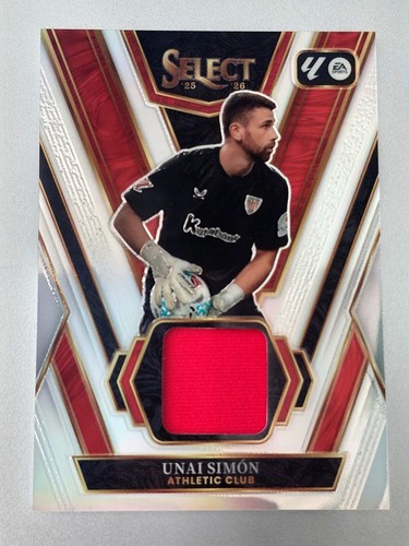 Unai Simon 2025 Panini La Liga Select Silver Prizm