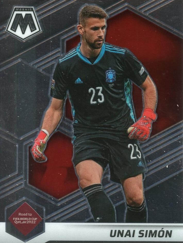 Unai Simon 2021 Panini Mosaic Road to FIFA World Cup