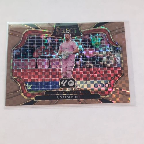 Unai Simon 2025 Panini Select Bronze Checker /99