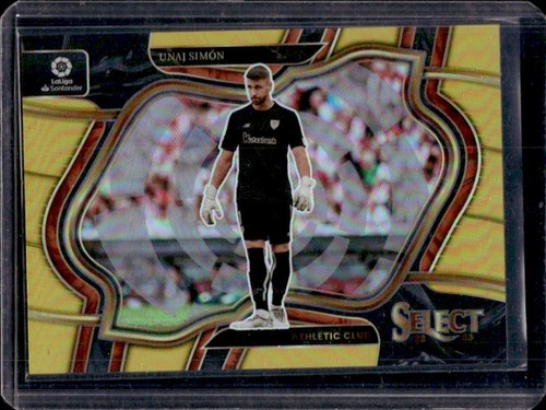 Unai Simon 2022 Panini Select Gold Field Level /10