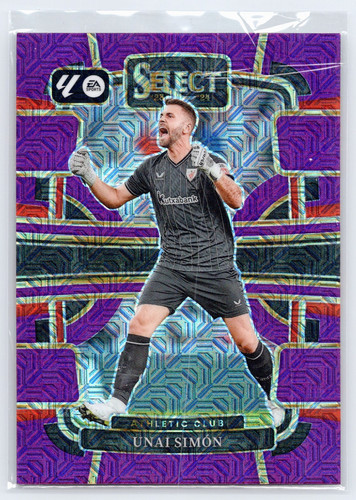 Unai Simon 2023 Panini Select Purple Mojo