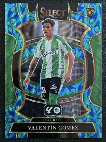 Valentin Gomez 2025 Panini Select Peacock Prizm
