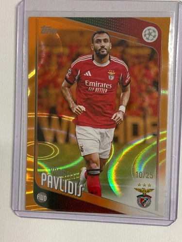 Vangelis Pavlidis 2025 Topps Competiciones Clubes UEFA 10/25 /25