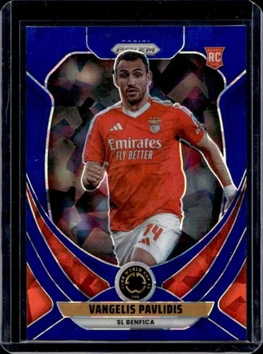 Vangelis Pavlidis 2025 Panini Prizm Blue Ice /175