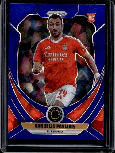 Vangelis Pavlidis 2025 Panini Prizm FIFA Club World Cup Blue Ice /175