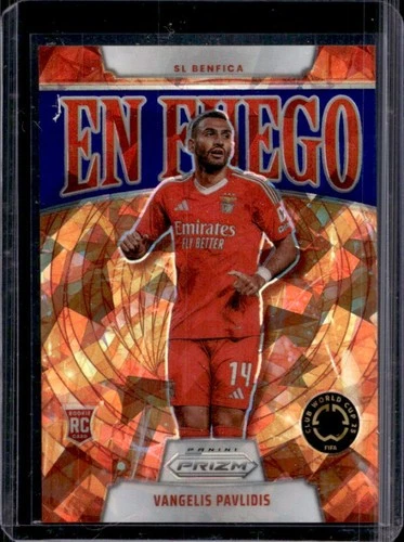 Vangelis Pavlidis 2025 Panini Prizm FIFA Club World Cup Blue Ice /99
