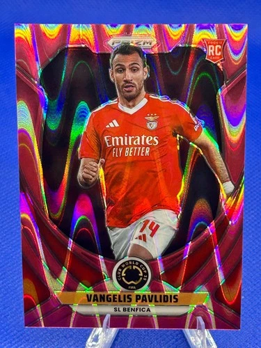 Vangelis Pavlidis 2025 Panini Prizm FIFA Club World Cup Pink Seismic /299