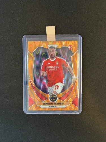 Vangelis Pavlidis 2025 Panini Prizm Orange Seismic /199