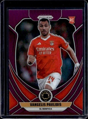 Vangelis Pavlidis 2025 Panini Prizm Purple /125