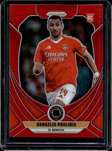 Vangelis Pavlidis 2025 Panini Prizm Red /199