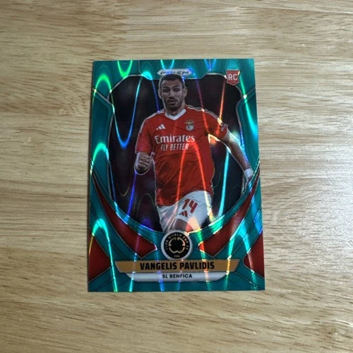 Vangelis Pavlidis 2025 Panini Prizm Teal Seismic /49