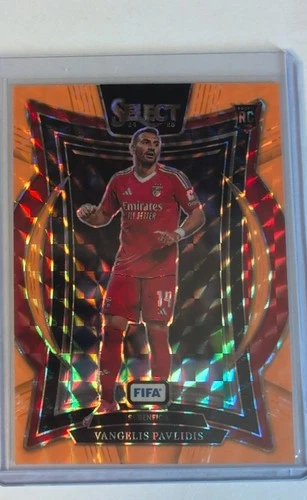 Vangelis Pavlidis 2024 Panini Select Orange Prizm /125