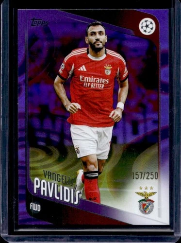 Vangelis Pavlidis 2025 Topps UEFA /250