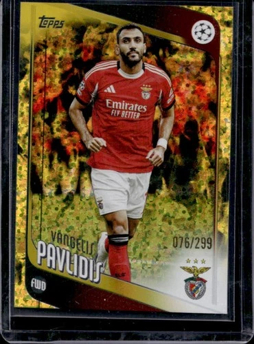 Vangelis Pavlidis 2025 Topps UEFA Amarillo Inferno Holo /299