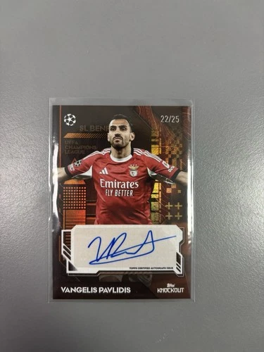 Vangelis Pavlidis 2025 Topps UEFA Champions League Knockout /25