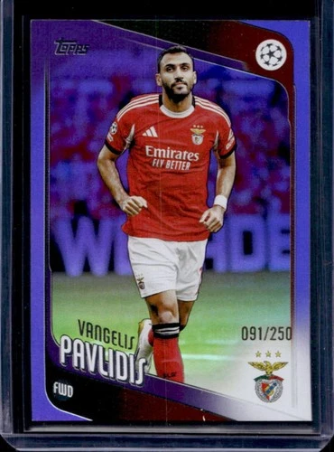 Vangelis Pavlidis 2026 Topps UEFA Purple /250