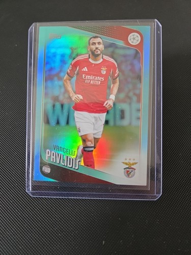 Vangelis Pavlidis 2025 Topps UEFA Purple Raindrops /250