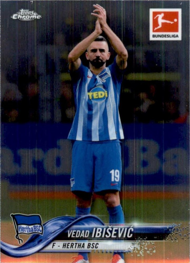Vedad Ibišević 2018 Topps Chrome Bundesliga 89