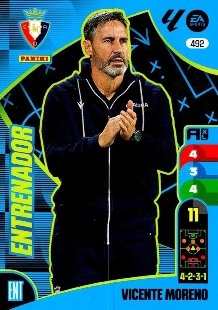 Vicente Moreno 2024 Panini Adrenalyn XL La Liga