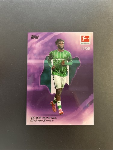Victor Boniface 2025 Topps Bundesliga /50