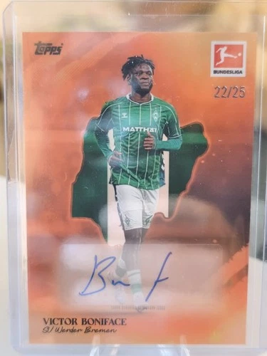 Victor Boniface 2025 Topps Bundesliga International Stars /25