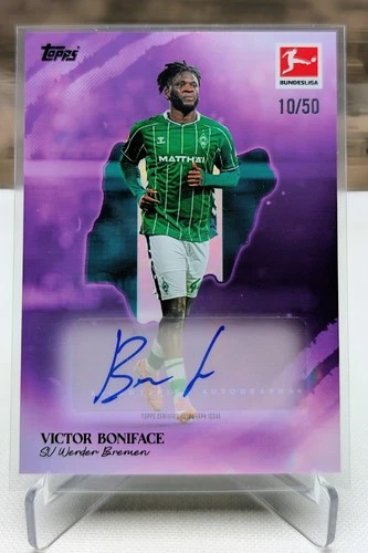 Victor Boniface 2025 Topps Bundesliga International Stars /50