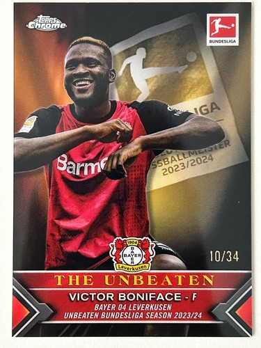 Victor Boniface 2024 Topps Chrome /34