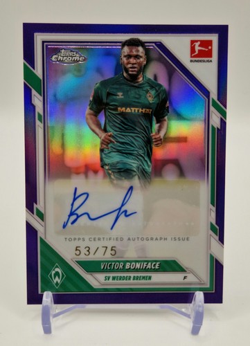 Victor Boniface 2025 Topps Chrome /75