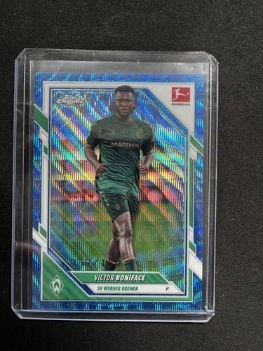 Victor Boniface 2025 Topps Chrome Blue /150