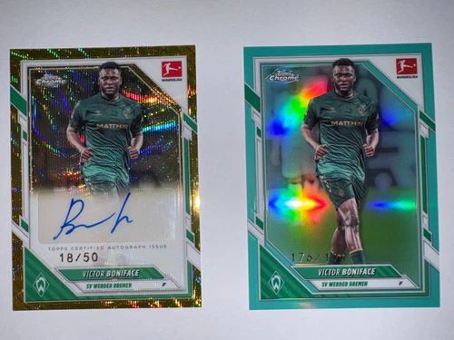 Victor Boniface 2025 Topps Chrome Bundesliga /50