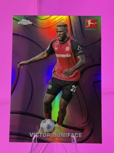 Victor Boniface 2024 Topps Chrome Bundesliga