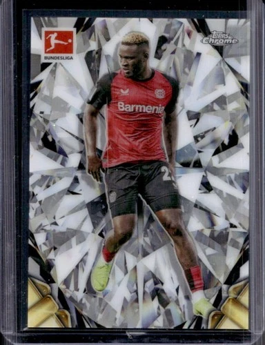 Victor Boniface 2024 Topps Chrome Bundesliga Diamond Etch