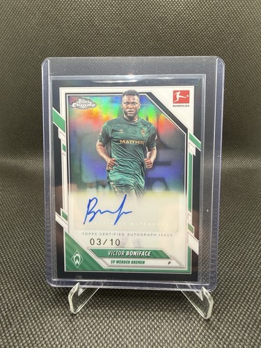Victor Boniface 2025 Topps Chrome Bundesliga Nero /10