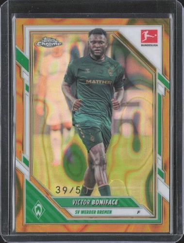 Victor Boniface 2026 Topps Chrome Gold /50