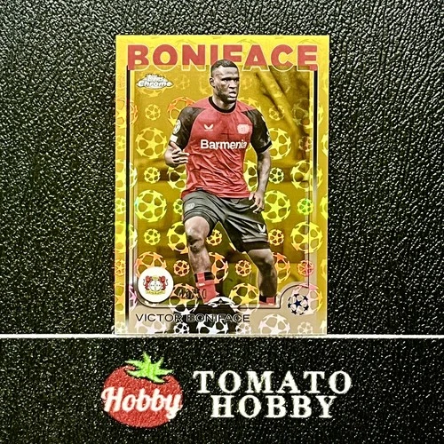 Victor Boniface 2024 Topps Chrome Gold Logofractor /50