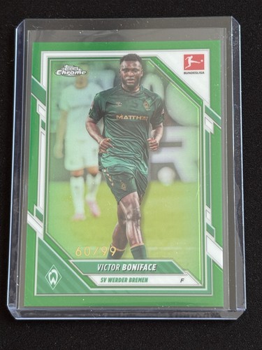 Victor Boniface 2025 Topps Chrome Green /99