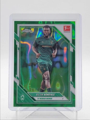 Victor Boniface 2025 Topps Chrome Green Lava /99