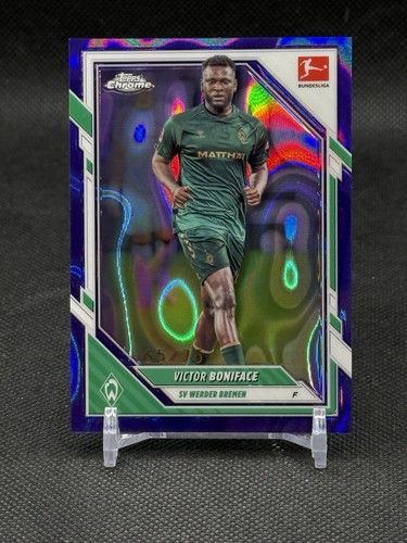 Victor Boniface 2026 Topps Chrome Lava /75