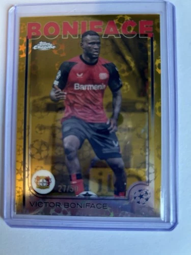 Victor Boniface 2024 Topps Chrome Logofractor /50