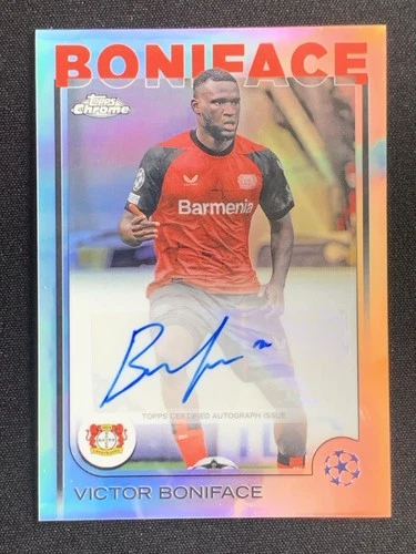 Victor Boniface 2024 Topps Chrome Refractor