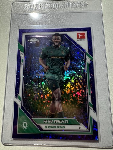 Victor Boniface 2025 Topps Chrome Refractor /75