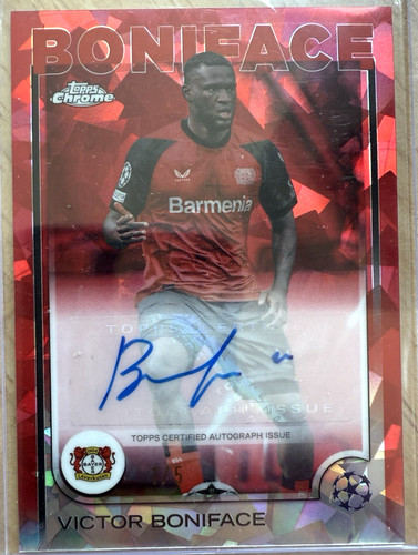 Victor Boniface 2024 Topps Chrome Sapphire /5
