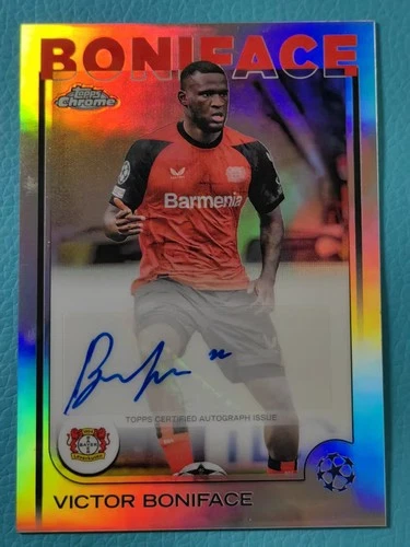 Victor Boniface 2024 Topps Chrome Silver
