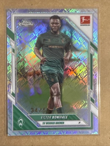 Victor Boniface 2025 Topps Chrome ToppsFractor /52