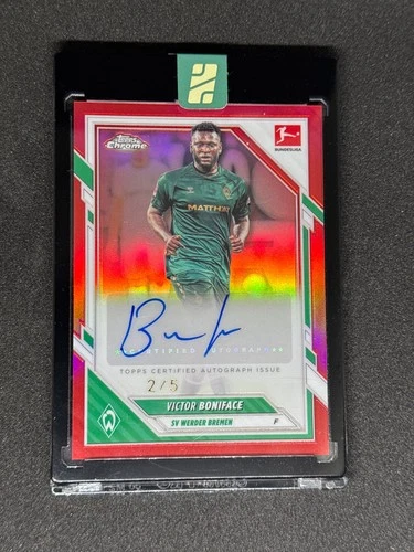 Victor Boniface 2025 Topps Chrome True Red /5