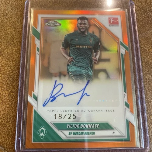 Victor Boniface 2026 Topps Cromo Bundesliga Naranja /25