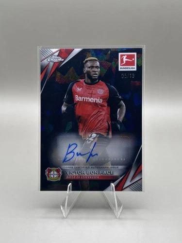 Victor Boniface 2025 Topps Cromo Hielo Agrietado /10