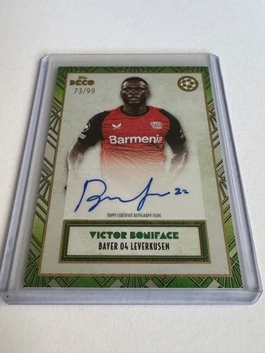 Victor Boniface 2024 Topps Deco Green /99